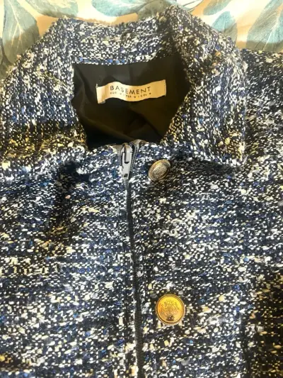 Chaqueta Basement azul con botones dorados - miniatura 4