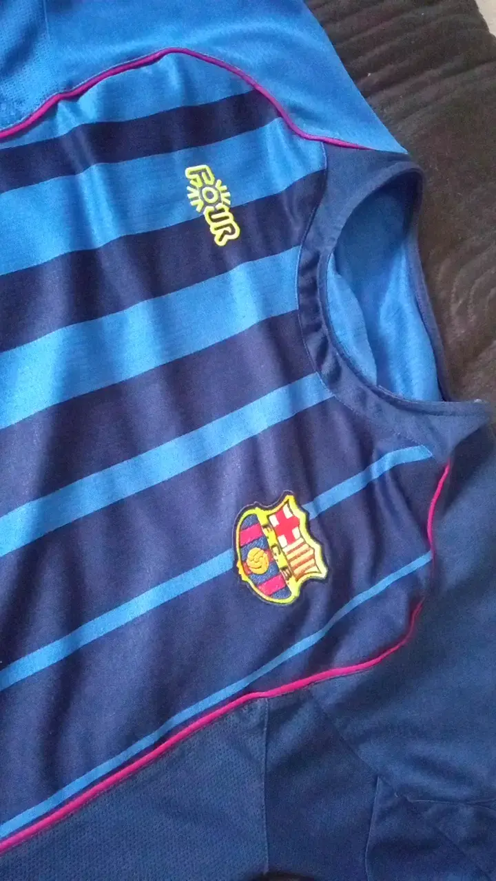Camiseta azul Barça año 2004 visitante - 2