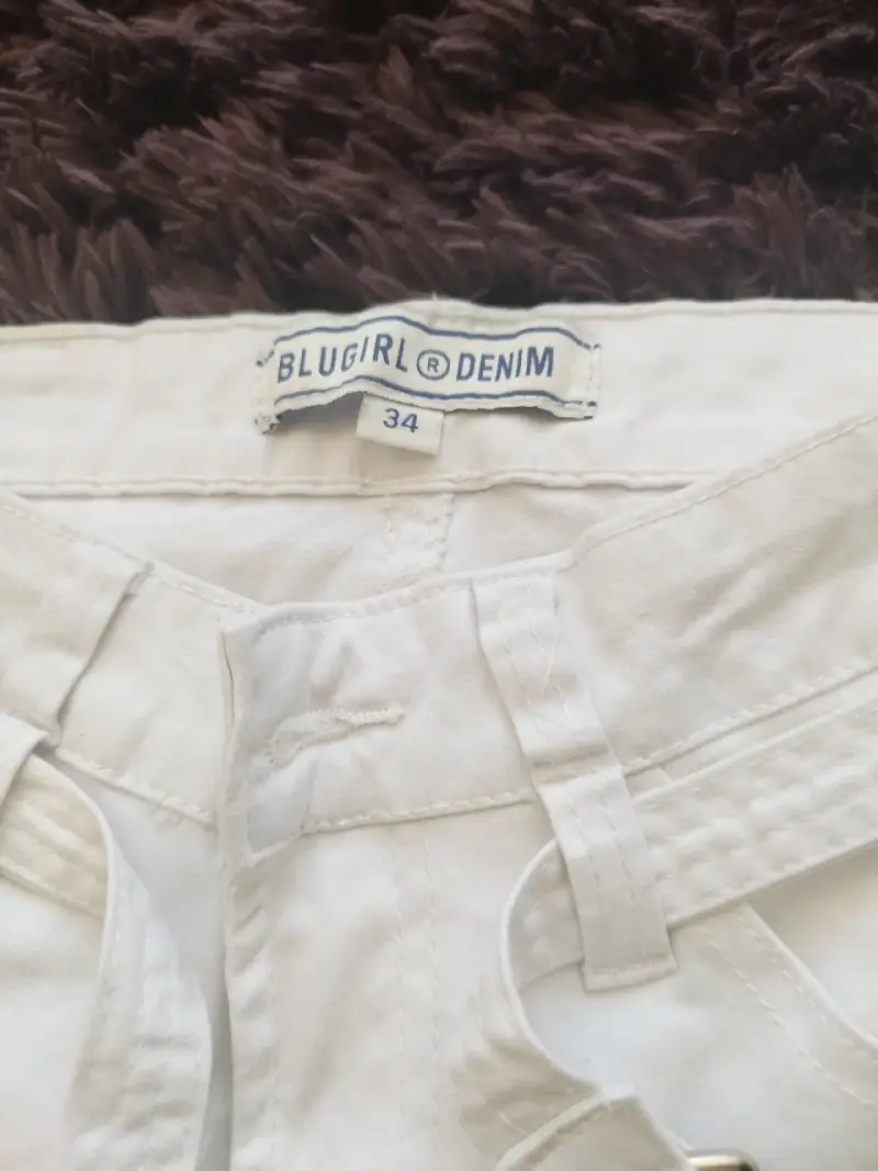 Pantalones blancos Blugirl Denim talla 34 - 1