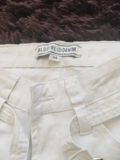 Pantalones blancos Blugirl Denim talla 34 - miniatura 1