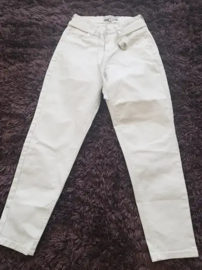 Pantalones blancos Blugirl Denim talla 34 - miniatura 2