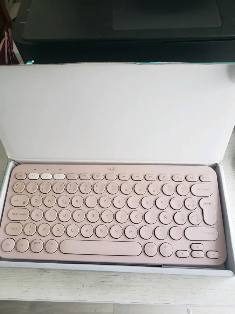 Teclado Logitech K380 Multi-Device Rosa - 2