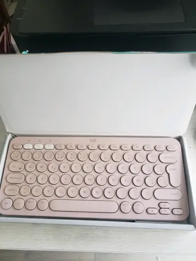 Teclado Logitech K380 Multi-Device Rosa - miniatura 2