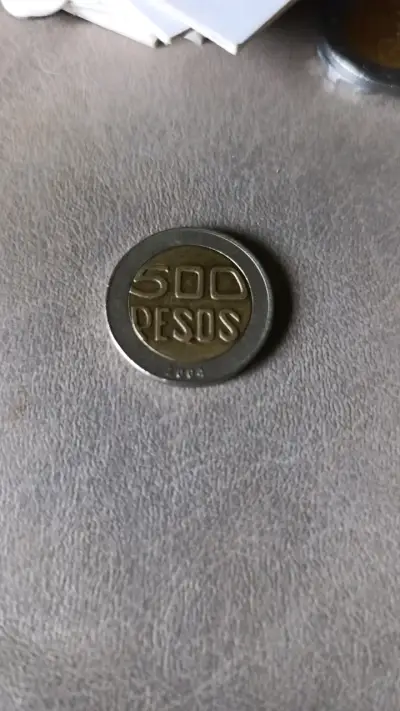 Moneda colombiana de 500 pesos año 2008 - miniatura 1