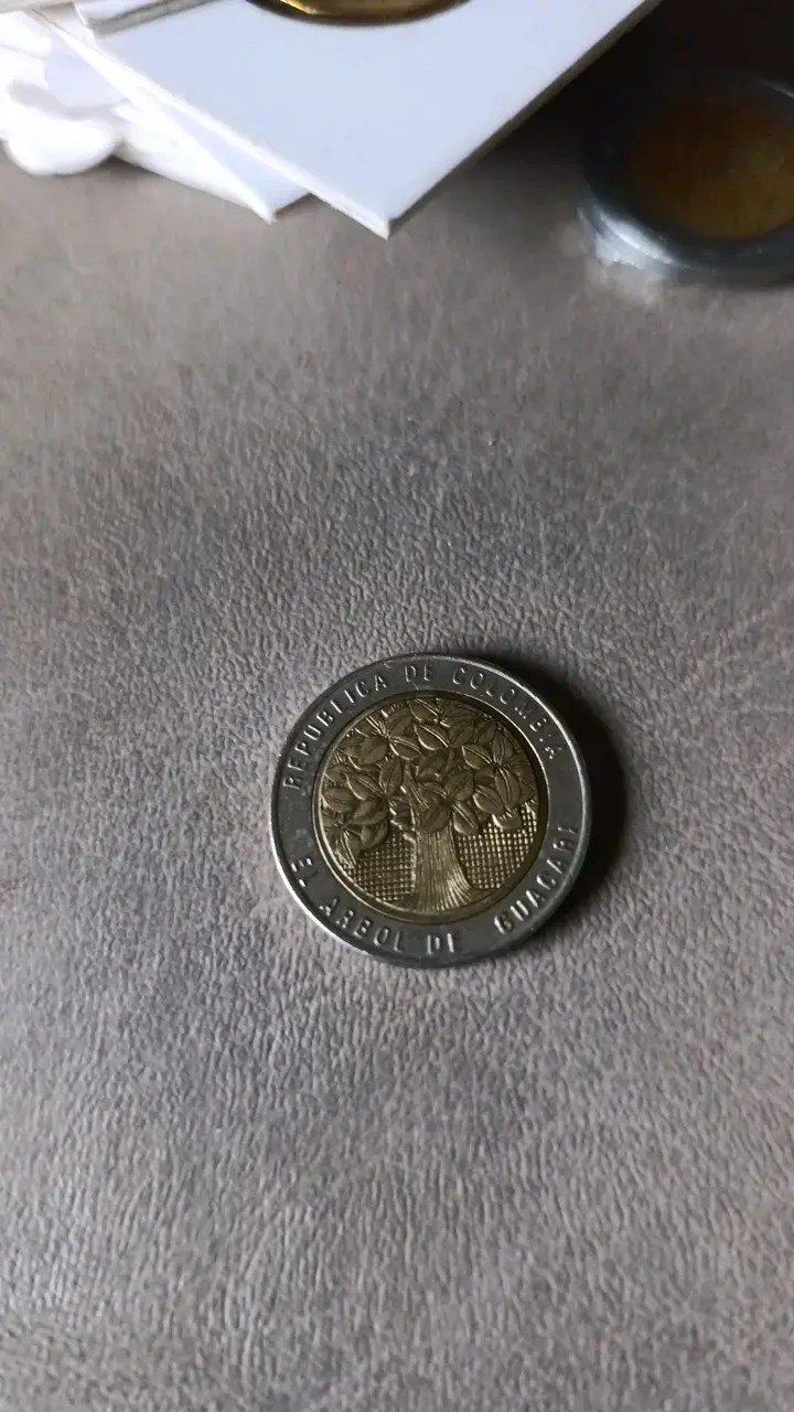 Moneda colombiana de 500 pesos año 2008 - 3
