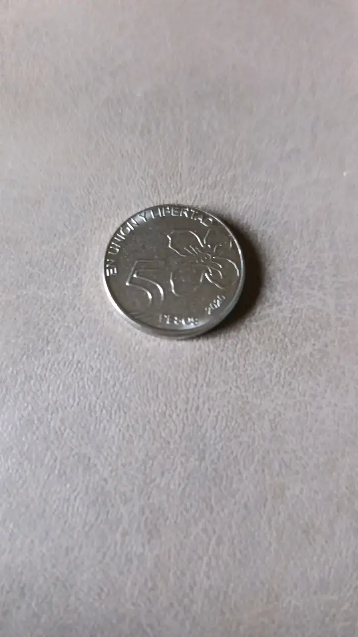 Moneda de 50 centavos de Uruguay 2000 - 1