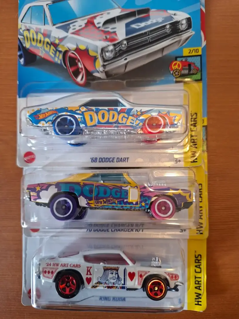Set de autos Hot Wheels Roadsters y Arts - 3