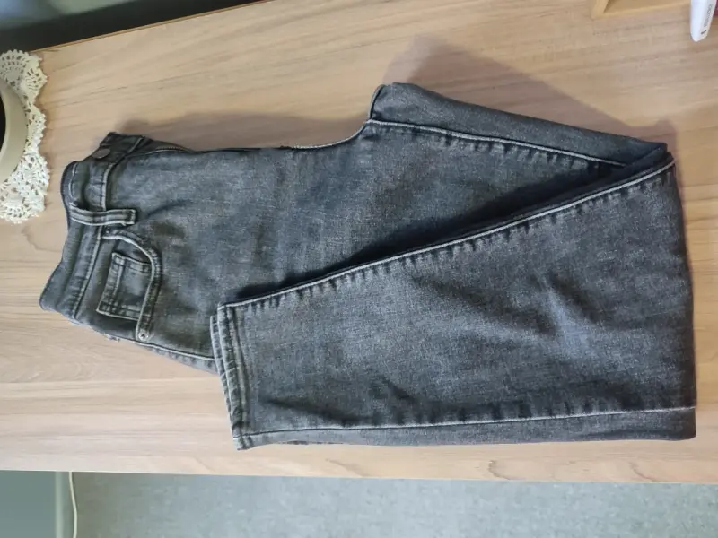 Jeans mom tiro alto talla 26 - 2