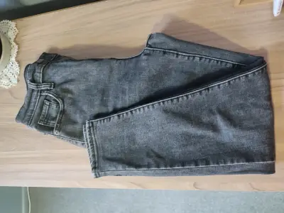 Jeans mom tiro alto talla 26 - miniatura 2