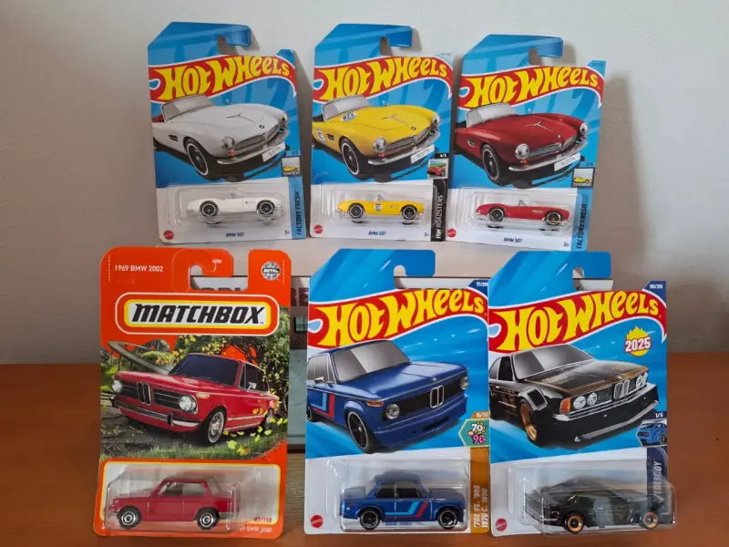 Set de autos Matchbox y Hot Wheels BMW - 1