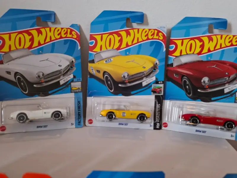 Set de autos Matchbox y Hot Wheels BMW - 3