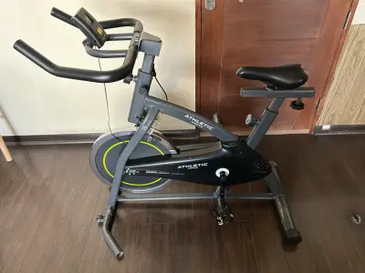 Bicicleta estática Athletic Works negra - miniatura 1