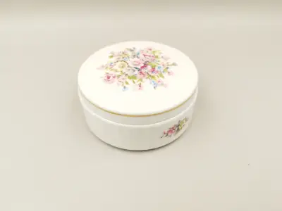 Joyero Porcelana Florencia diseño floral - miniatura 2