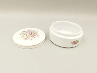 Joyero Porcelana Florencia diseño floral - miniatura 3
