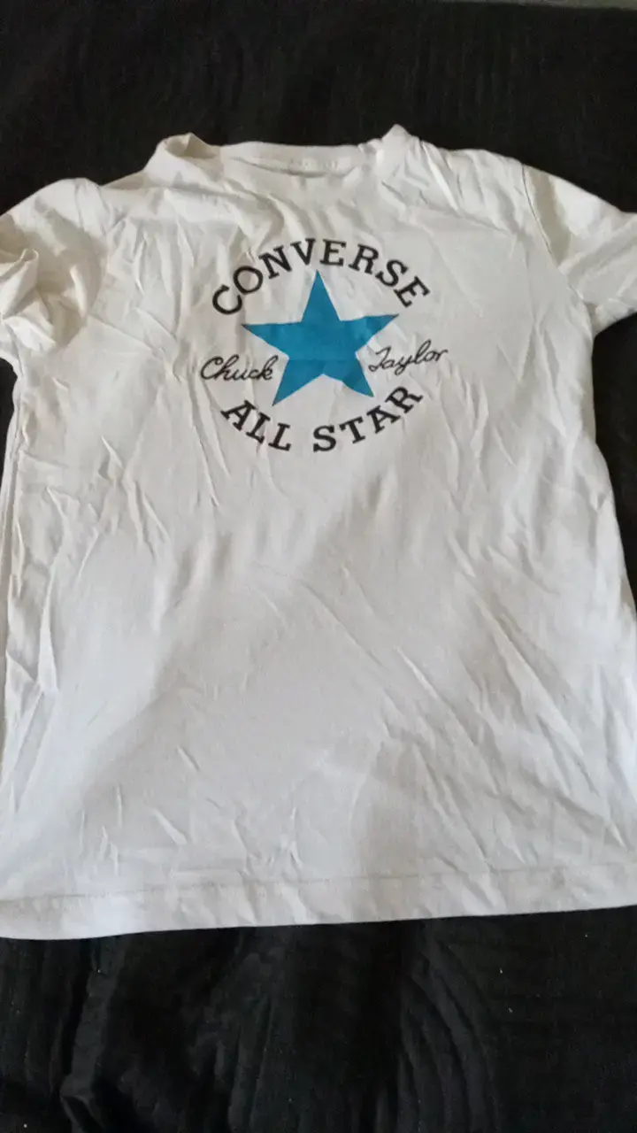 Polera Converse All Star blanca unisex - 1