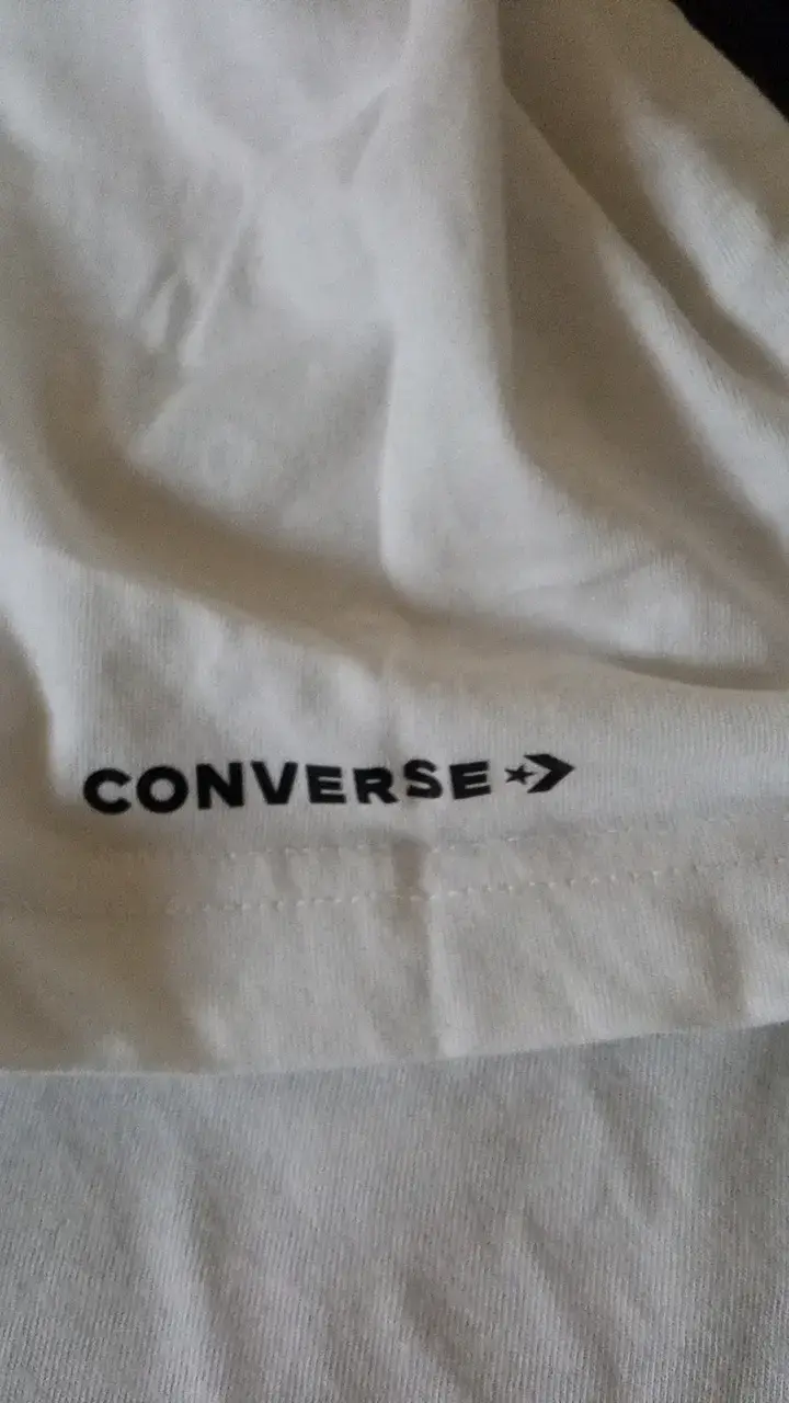 Polera Converse All Star blanca unisex - 2