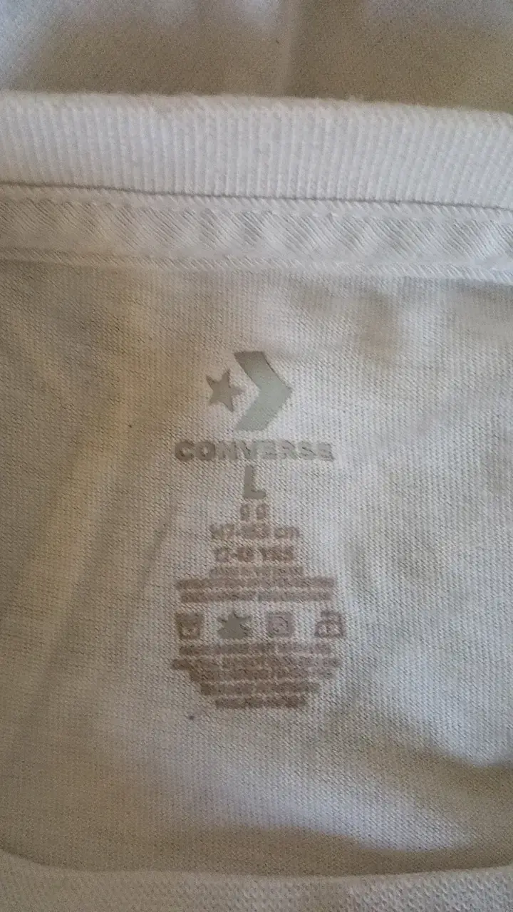 Polera Converse All Star blanca unisex - 3