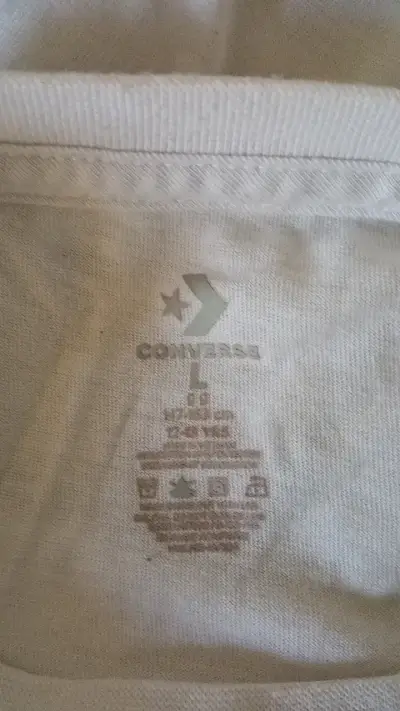 Polera Converse All Star blanca unisex - miniatura 3