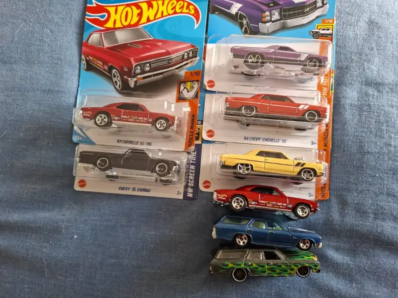 Set de autos Hot Wheels Chevelle