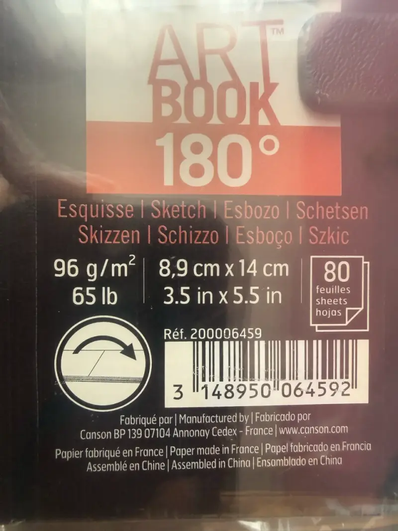 Cuaderno de dibujo Canson Art Book 180° - 2