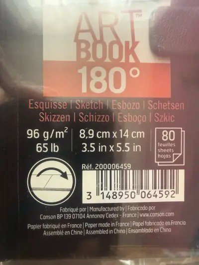 Cuaderno de dibujo Canson Art Book 180° - miniatura 2
