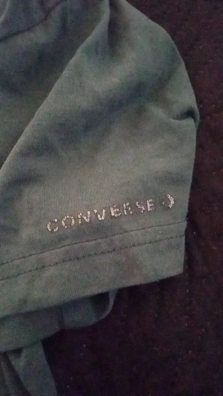 Polera verde converse - 3