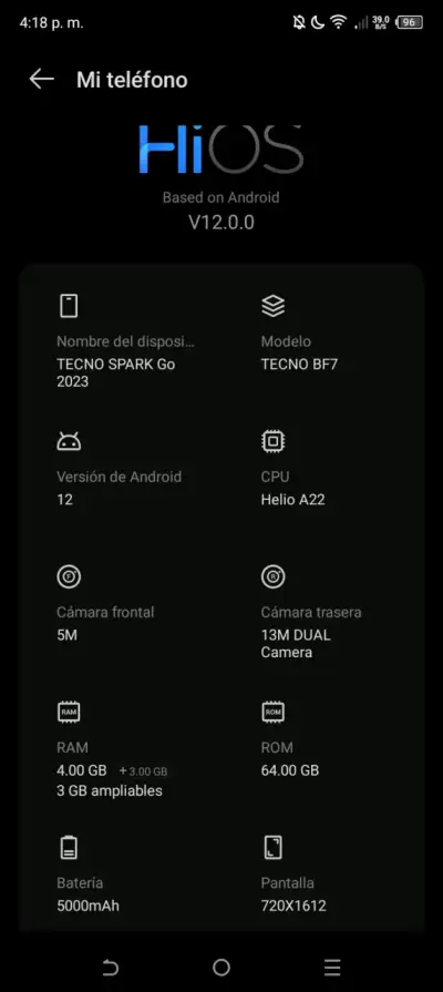 Tecno Spark Go 2023 - miniatura 3