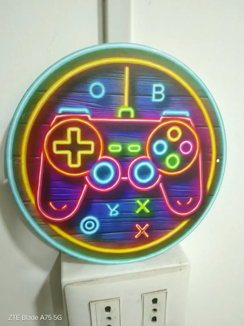 Letrero metálico redondo 20*20 Cms No es de neon - 2
