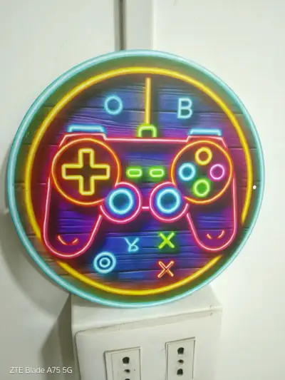Letrero metálico redondo 20*20 Cms No es de neon - miniatura 2