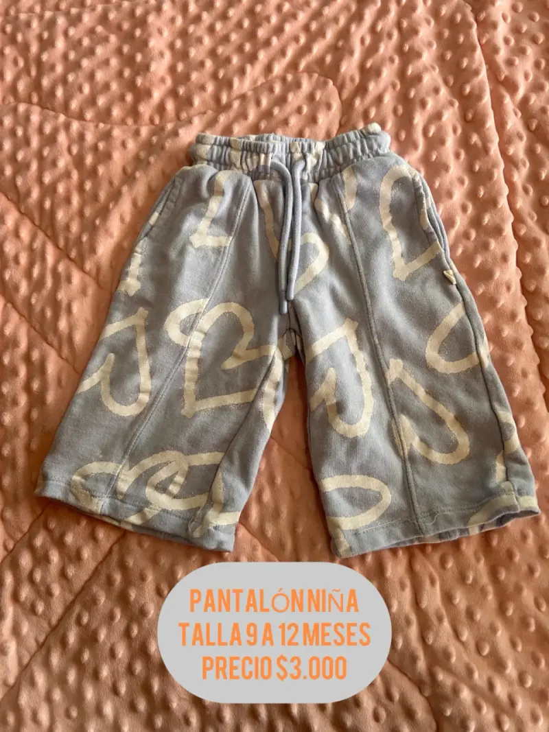 Pantalón para niña 9 a 12 meses