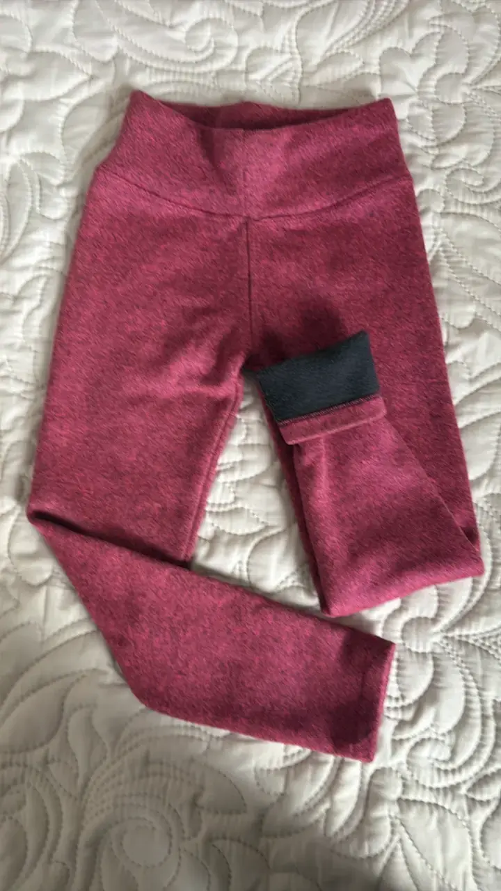 Pantalón de polar rosados para niña talla 10 - 2