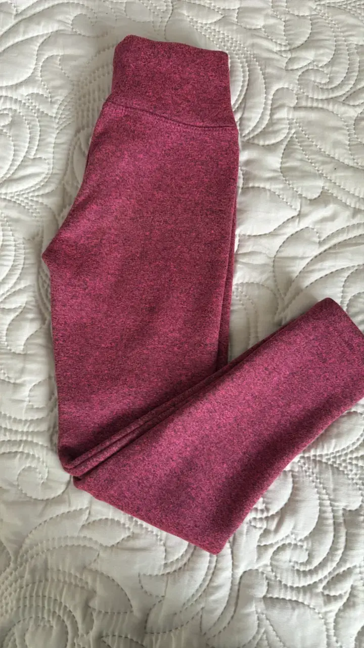 Pantalón de polar rosados para niña talla 10 - 3