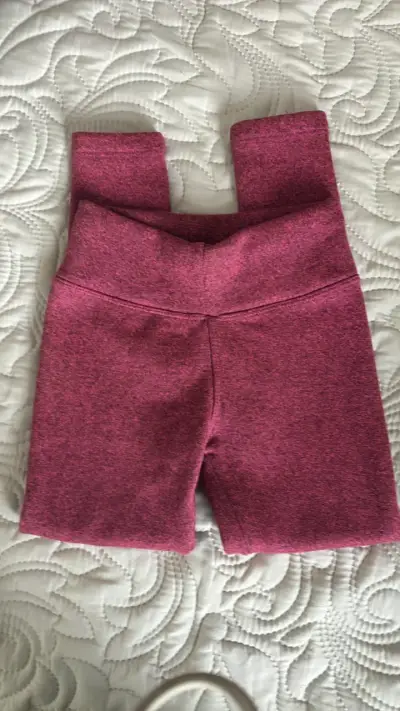 Pantalón de polar  rosados para niña talla 10 - miniatura 4