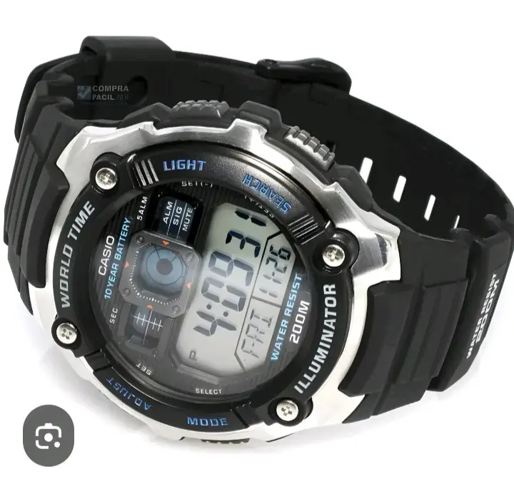 Reloj digital Casio resistente al agua - 1