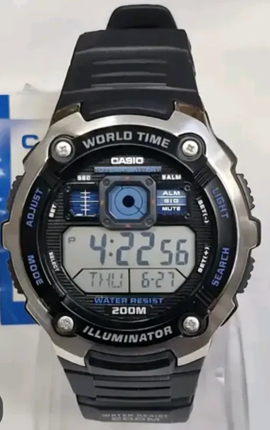 Reloj digital Casio resistente al agua - 2