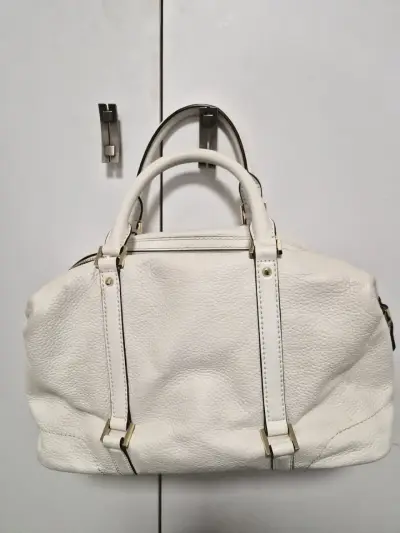 Bolso Michael Kors blanco de cuero - miniatura 2