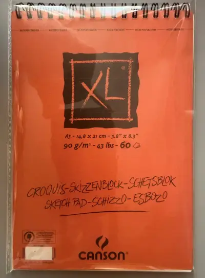 Block de dibujo Canson XL  Croquis A5 60 hojas - miniatura 1