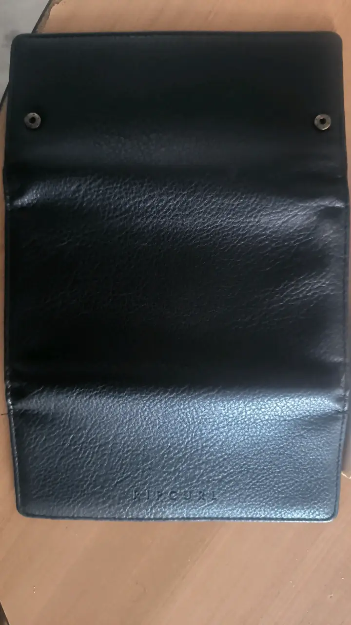 Billetera de cuero Rip Curl negra - 3