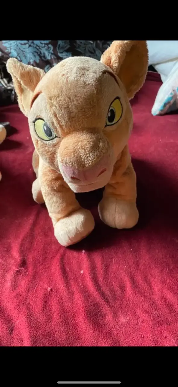 Peluche de gato gris con ojos grandes - 6