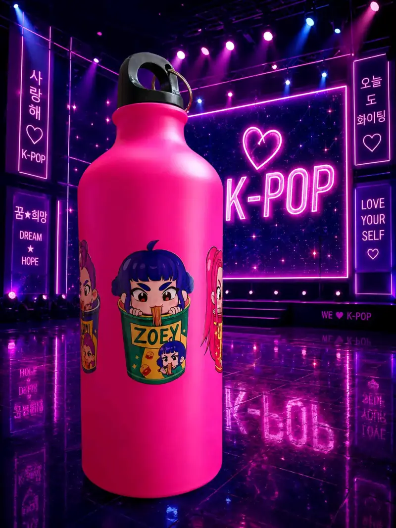 Botella mágica con diseño K-pop - 1