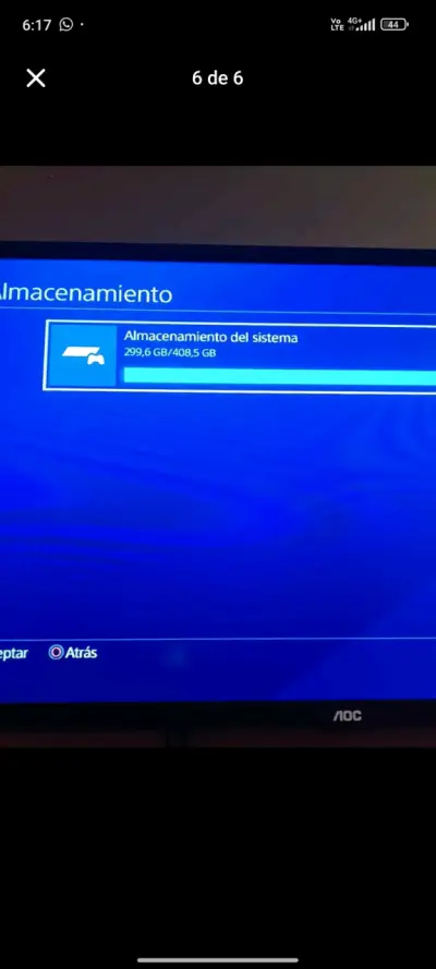 Consola de videojuegos con dos controles - miniatura 6