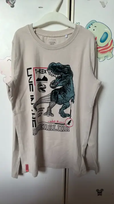 Polera manga larga niño T-Rex Ficcus - miniatura 1