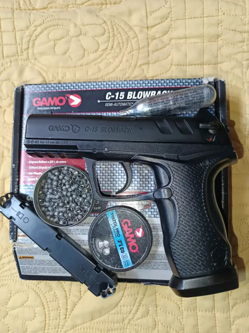 Pistola de aire comprimido Gamo C-15 Blowback - 1