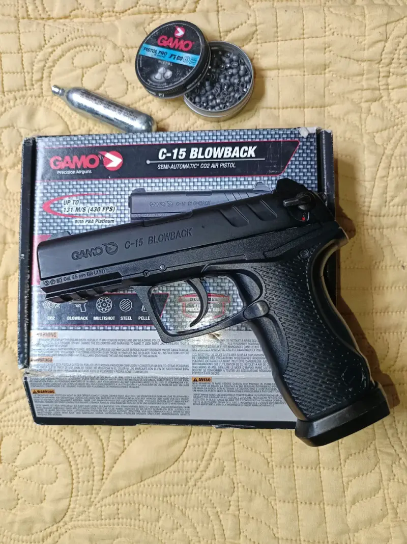 Pistola de aire comprimido Gamo C-15 Blowback - 2