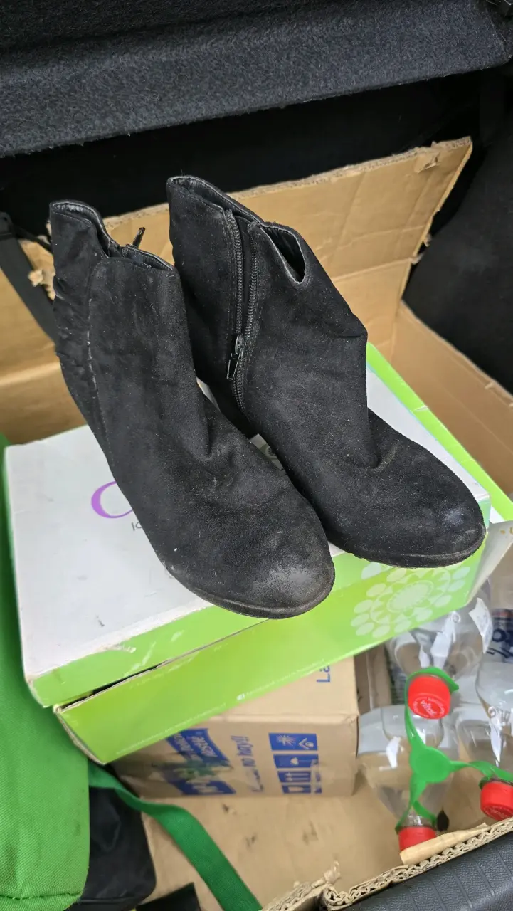Botines de tacón negros usados N38 - 2