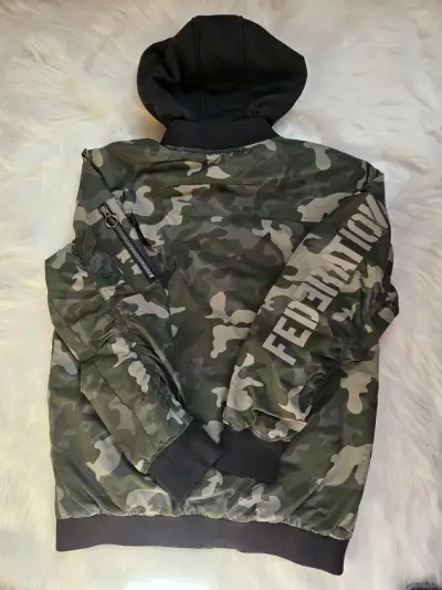 Chaqueta camuflada con capucha Federation - miniatura 2