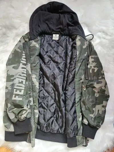 Chaqueta camuflada con capucha Federation - miniatura 3