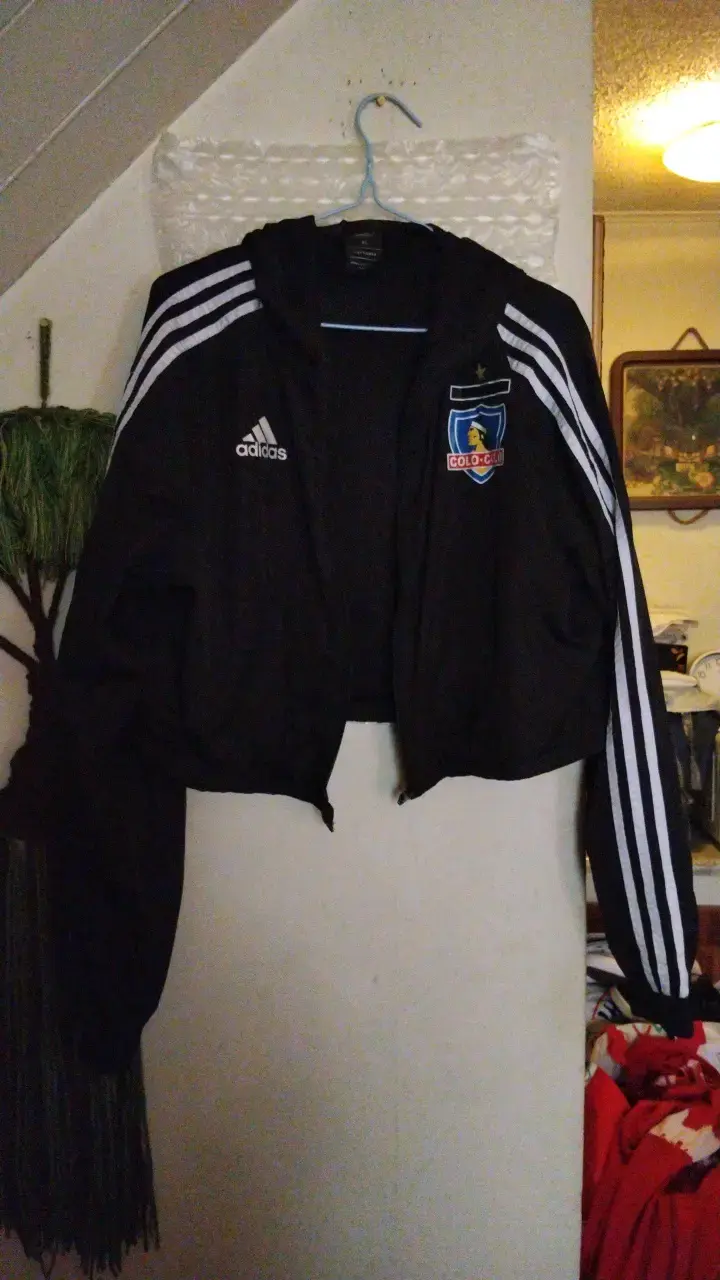 Chaqueta deportiva Adidas Colo-Colo negra
