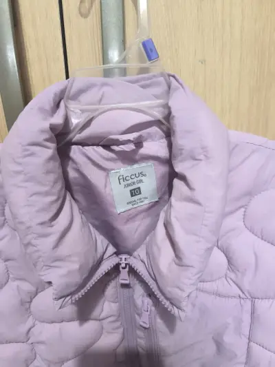 Chaqueta acolchada multicolor para niña - miniatura 5