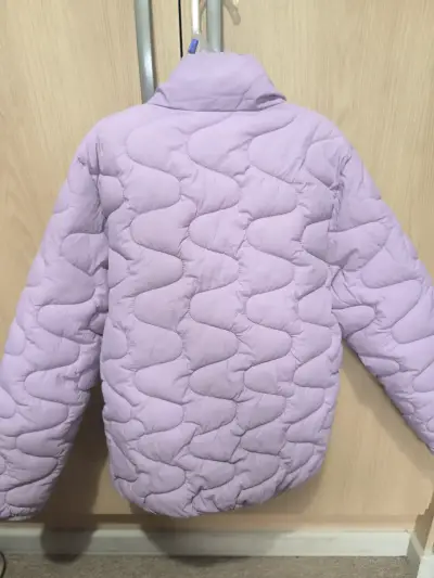 Chaqueta acolchada multicolor para niña - miniatura 6